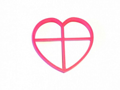 Форма для вырезания печенья Сердце, d=11 см