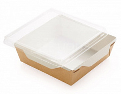 Коробка с крышкой ECO OpSalad 1200, 16,5*16,5*6,5 см
