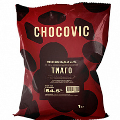 Шоколад Темный 54,5% Тиаго Chocovic, 1 кг Шоколад Темный 54,5% Тиаго Chocovic, 1 кг