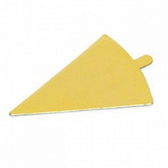 Подложка 0,8 мм 9*12 см золотая треугольная
