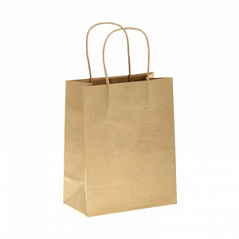 Бумажный пакет с ручками 24*14*28 см, 1 шт.