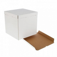 Коробка для торта картонная усиленная Pasticciere, 30*30*30 см, new