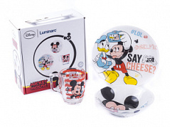 Набор детской посуды “Party Mickey” Luminarc, 3 предмета