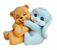 Силиконовый молд "Веселые ребята", 6,5*9*5,3 см Силиконовый молд "Веселые ребята", 6,5*9*5,3 см