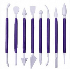 Набор инструментов для мастики 8 шт., 15 см Набор инструментов для мастики 8 шт., 15 см