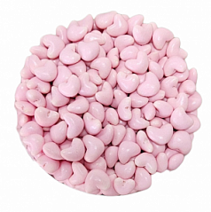 Драже Сердечки розовые 100 г