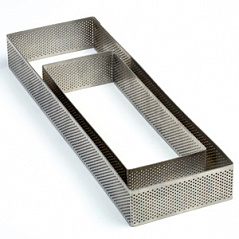 Форма нержавеющая перфорированная ПРЯМОУГОЛЬНИК 190х35 см Silikomart