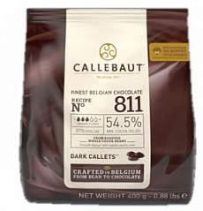Шоколад Темный 54,5% в каллетах Barry Callebaut, 400 г