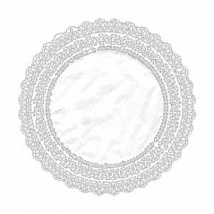 Салфетка бумажная №16 белая, 10 шт.