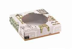 Коробка для печенья со съемной крышкой Снегопад на 1 шт.