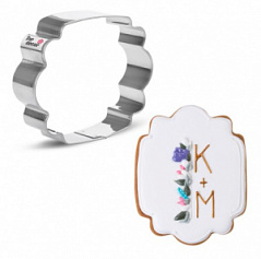 Форма для вырезания печенья Визитка Фигурная, 8*9,8 см Форма для вырезания печенья Визитка Фигурная, 8*9,8 см