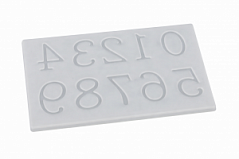 Форма силиконовая "Цифры 2" 10 ячеек 20*12 см Форма силиконовая "Цифры 2" 10 ячеек 20*12 см