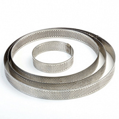 Форма нержавеющая перфорированная КРУГ 190 мм 3,5 мм Silikomart