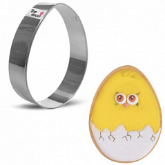 Форма для вырезания печенья 0/Яйцо/Овал, 8,5*10 см Форма для вырезания печенья 0/Яйцо/Овал, 8,5*10 см