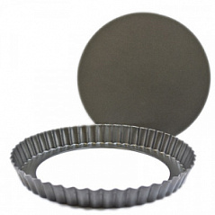 Форма рифлёная со съёмным дном (d200*28мм)