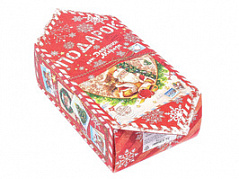 Коробка картонная “Подарок от Дедушки Мороза” 14,6*9,3*5,3 см