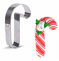 Форма для вырезания печенья Новогодняя трость, 7*12,5 см