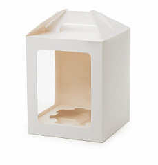 Коробка для кулича JUMPL с окном, 18*18*22 см