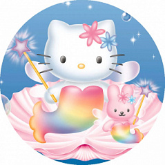 Вафельная картинка Hello Kitty fantasy, d=20 см