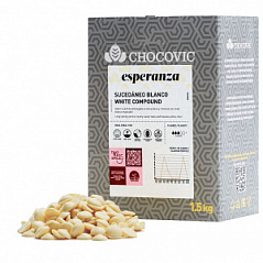 Глазурь белая для покрытия Esperanza Chocovic, 1,5 кг