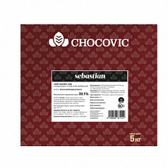 Шоколад Белый "Sebastian" Chocovic 33,1%, 5 кг