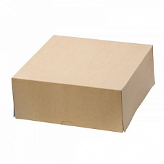 Коробка для торта Крафт OSQ CAKE 6000 25,5*25,5*10,5 см Коробка для торта Крафт OSQ CAKE 6000 25,5*25,5*10,5 см