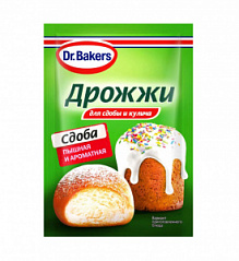 Дрожжи хлебопекарные для сдобы и кулича Dr.Bakers, 8 г