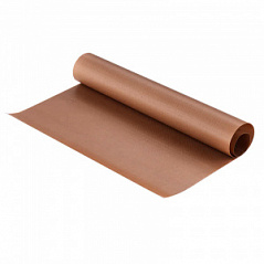 Антипригарный тефлоновый коврик 60*40 см коричневый глянцевый