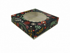 Коробка для печенья со съемной крышкой Новогодняя ночь на 1 шт.