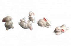 Силиконовый молд Кролики, 3-3,5 см