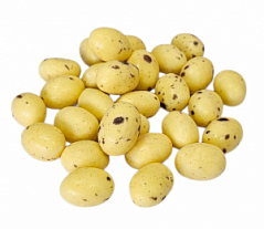 Драже Яйца желтые матовые в крапинку 100 г