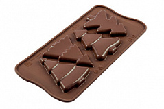 Форма силиконовая ИЗИ-ШОК Шоколадная елка Silikomart