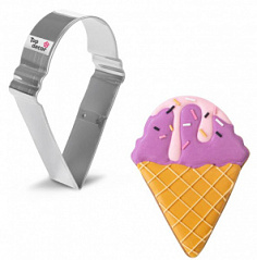 Форма для вырезания печенья Мороженое, 7,3*10,5 см Форма для вырезания печенья Мороженое, 7,3*10,5 см