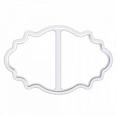 Форма для вырезания печенья Фигурная рамочка, d=10 см