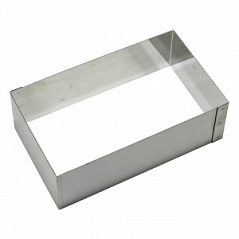 Прямоугольник формовочный для торта 12*30 см, h=10 см