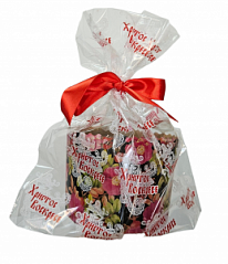 Пакет для кулича d150*h350 мм прозрачный Христос Воскресе, 10 шт Пакет для кулича d150*h350 мм прозрачный Христос Воскресе, 10 шт