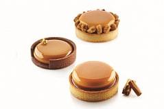 Набор силиконовых форм и колец ТАРТ РИНГ 80 мм Silikomart