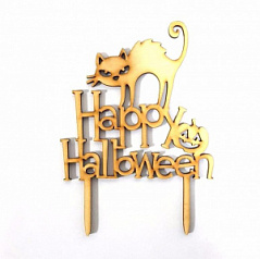 Топпер Happy Halloween h=15,5 см