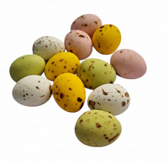 Украшение шоколадное ЯЙЦО ПЕРЕПЕЛИНОЕ микс, 1 кг