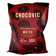 Шоколад Молочный 31,9% Матео Chocovic, 1 кг
