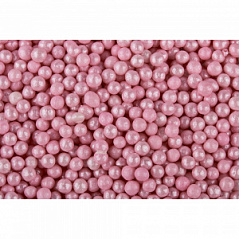 Посыпка Шарики ЖЕМЧУГ перламутровые розовые 4-6 мм, 100 г Посыпка Шарики ЖЕМЧУГ перламутровые розовые 4-6 мм, 100 г