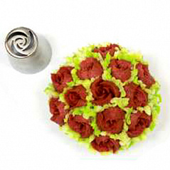 Насадка кондитерская РОЗА 7 лепестков №11 Silikomart Насадка кондитерская РОЗА 7 лепестков №11 Silikomart