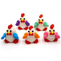 Сахарное украшение КУРОЧКА ТОЛСТУШКА, 1 шт 