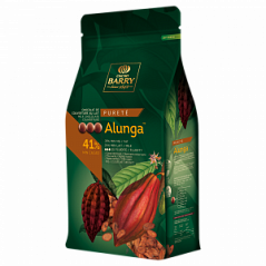 Шоколад кувертюр молочный ALUNGA 41% Cacao Barry, 1 кг