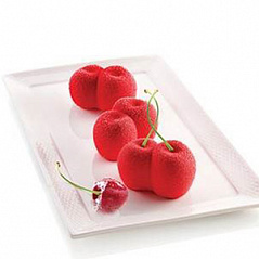 Форма силиконовая ЧЕРЕШНЯ двойная Silikomart