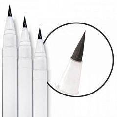 Фломастеры Черные с пищевыми красителями, 3 шт 