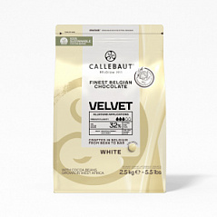 Шоколад Белый 32% в каллетах Velvet Barry Callebaut, 2,5 кг